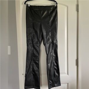 Boutique Brand &Merci Split Leg Leather
Pant NWT